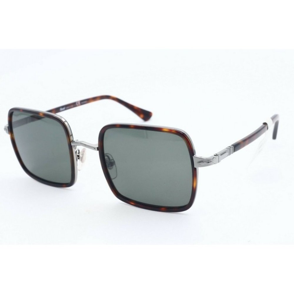New Authentic Persol 2475S 513/58 Tortoise Square Sunglasses Gray Lenses 50mm